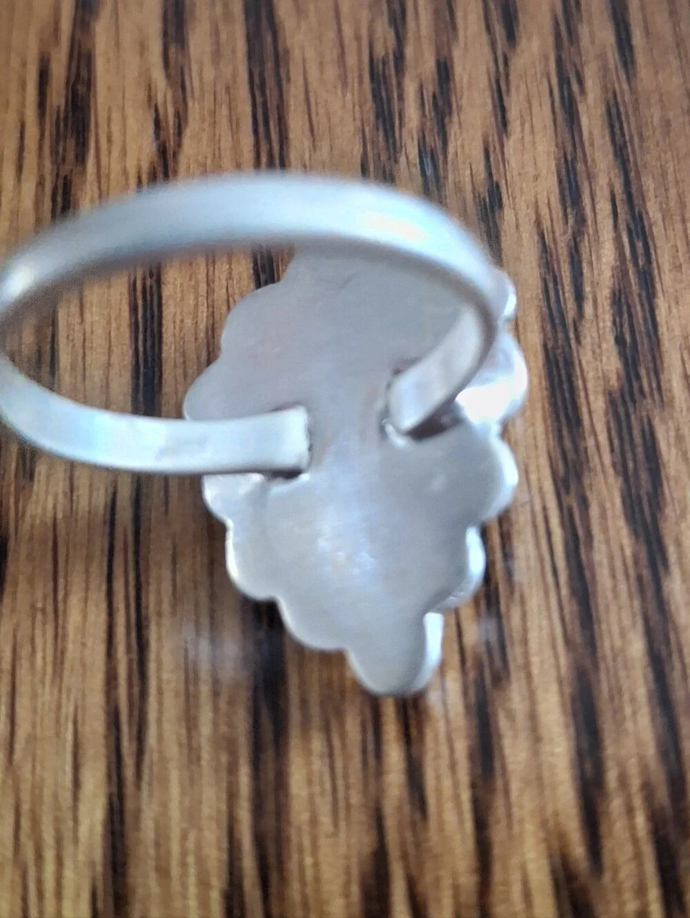 Turquoise Natural Stone Sterling Silver Hardware Size 7.5